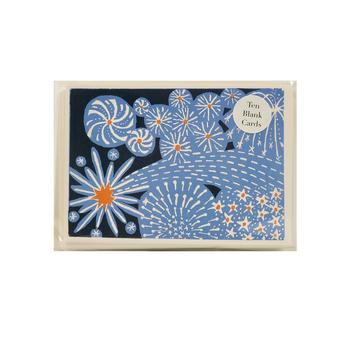 Cambridge Imprint Pack of 10 Fireworks Cards