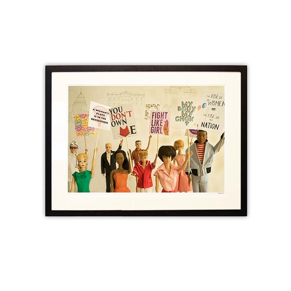 Mhor Power To The People Framed Print