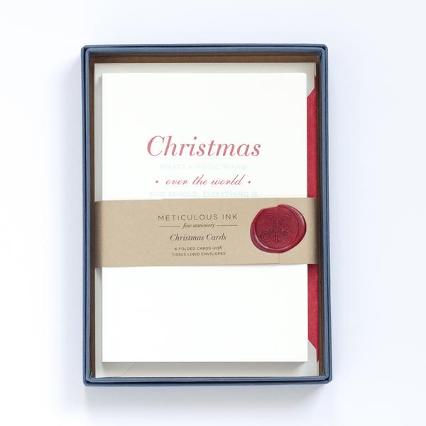 Meticulous Ink Softer and More Beautiful Letterpress Christmas Card - Box Set 