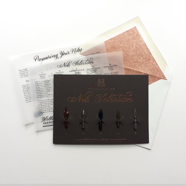 Meticulous Ink Nib Selection - Hand Lettered Envelope