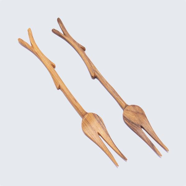 Kenyan Olive Wood Pickle Fork