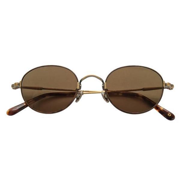 Kame Mannen 74 Sunglasses Antique Gold