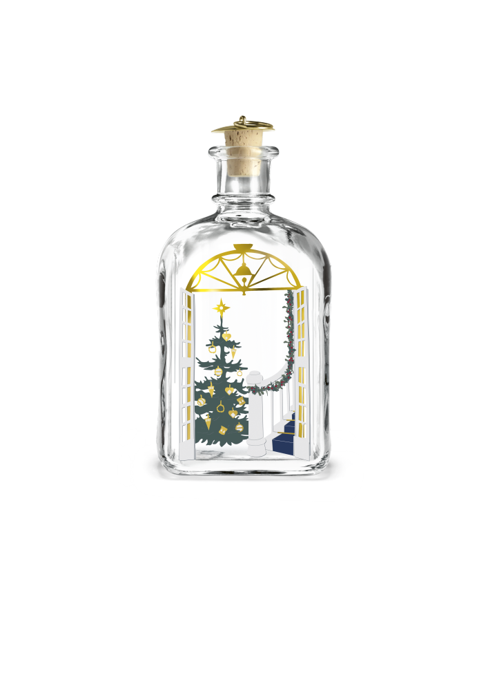 Holmegaard Annual Christmas Glass Bottle 2020