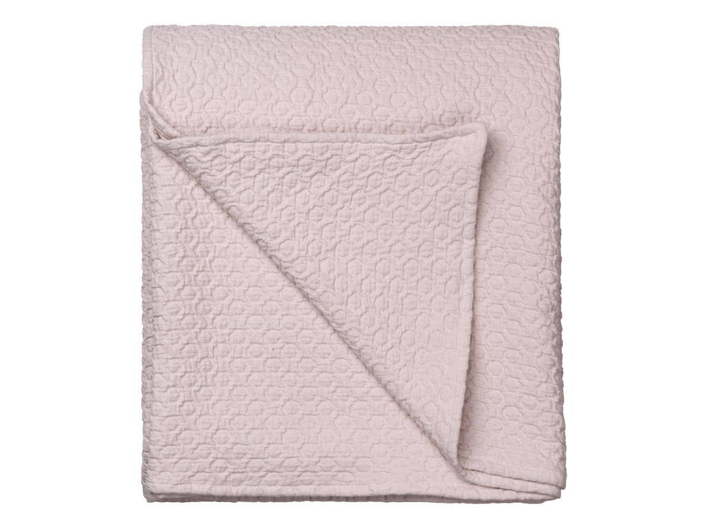 Cozy Living Dusty Pink Bed Throw
