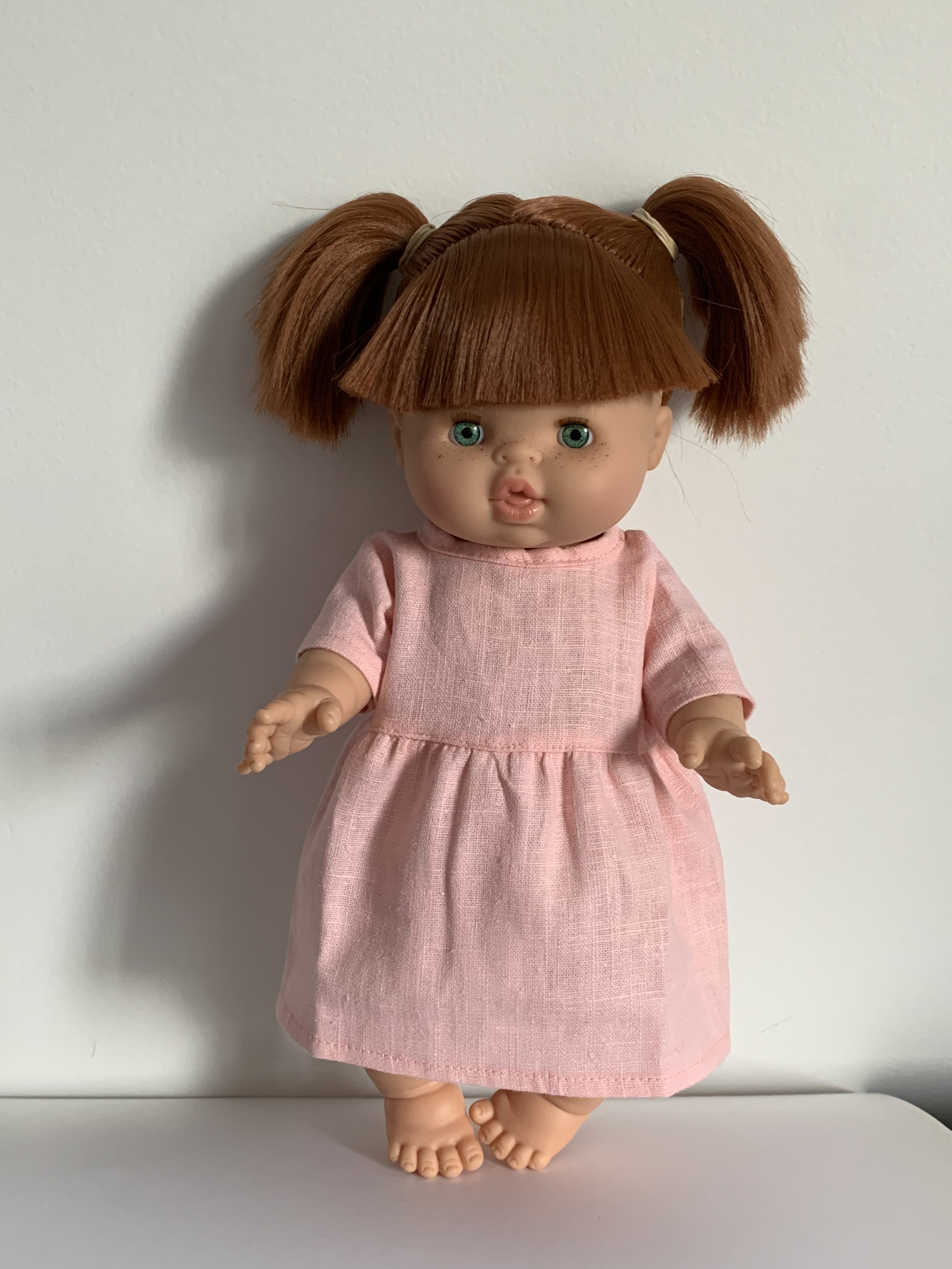 Minikane Gabrielle Paola Reina Doll with Her Linen Dress