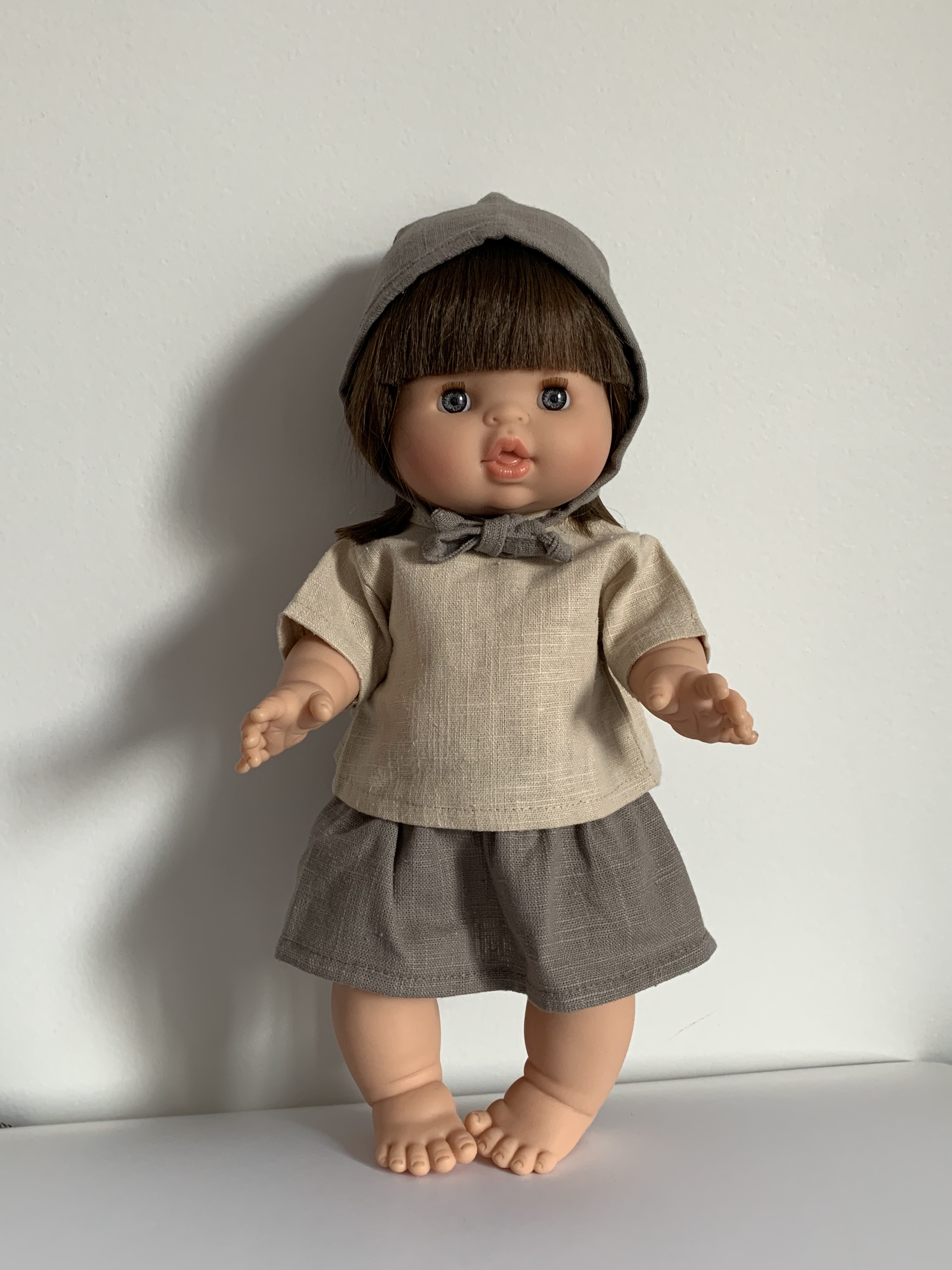 Minikane Chloe Paola Reina Doll with Her Pretty Linen Outfit