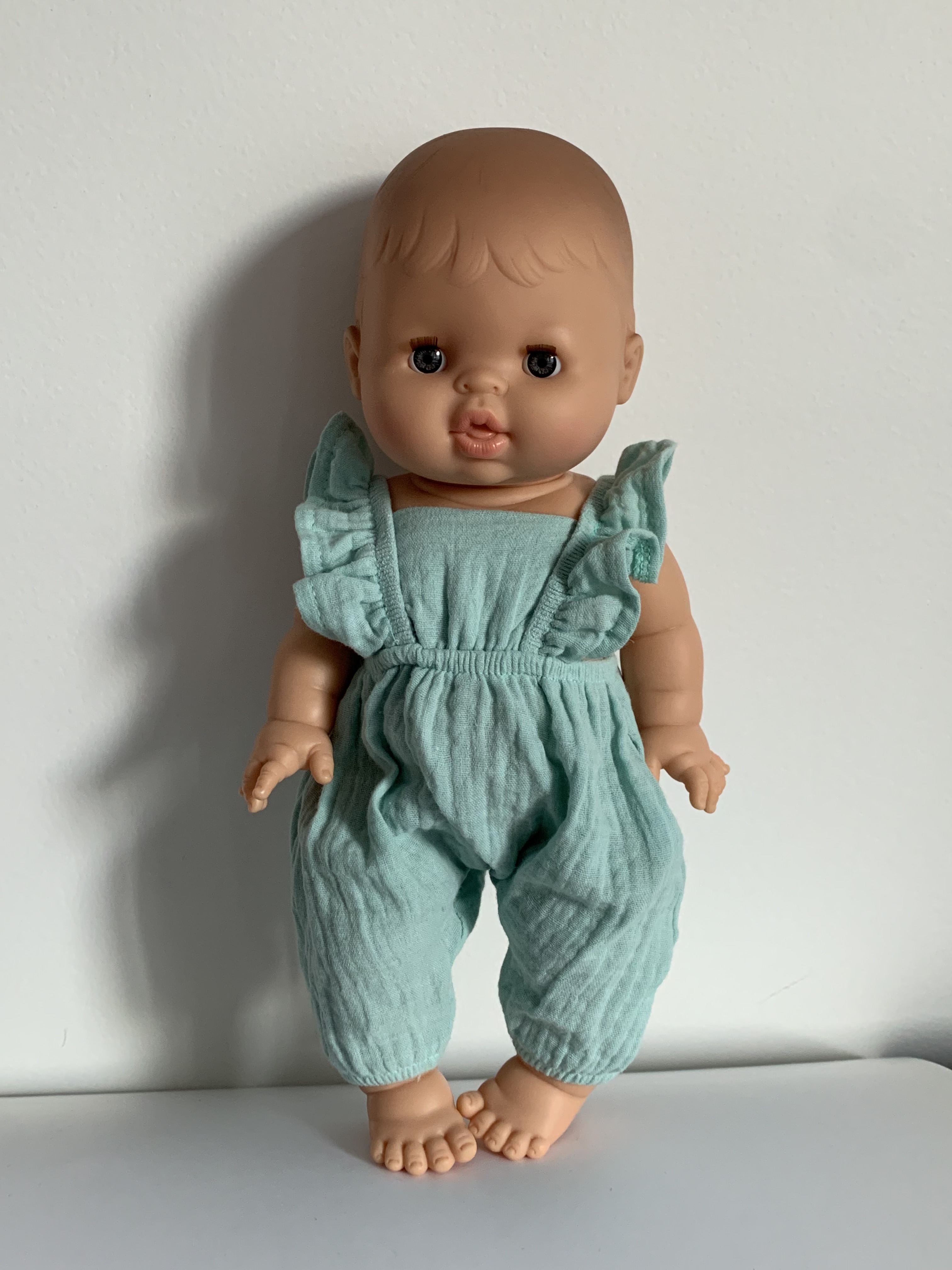 Minikane Paola Reina Doll with Her Pretty Turquoise Romper