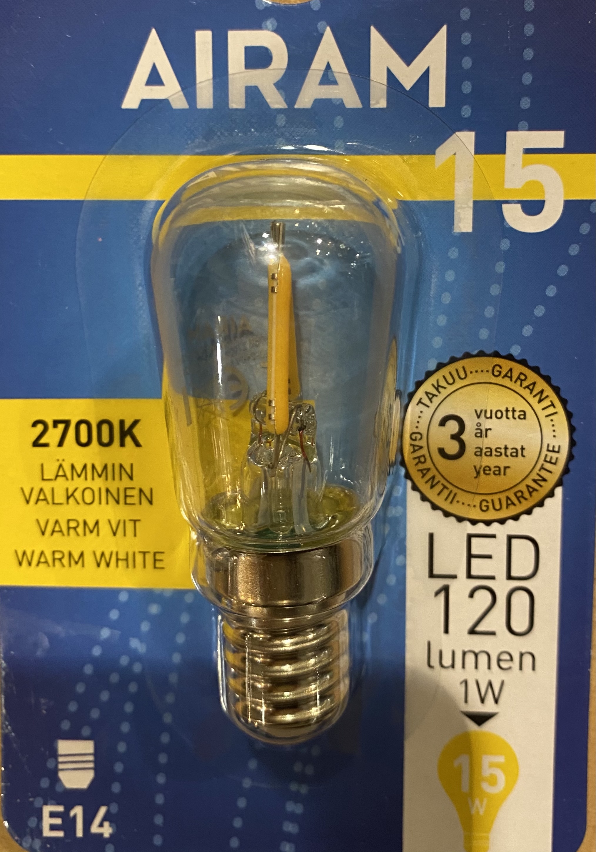 Watt & Veke LED Light Bulb 120 E14