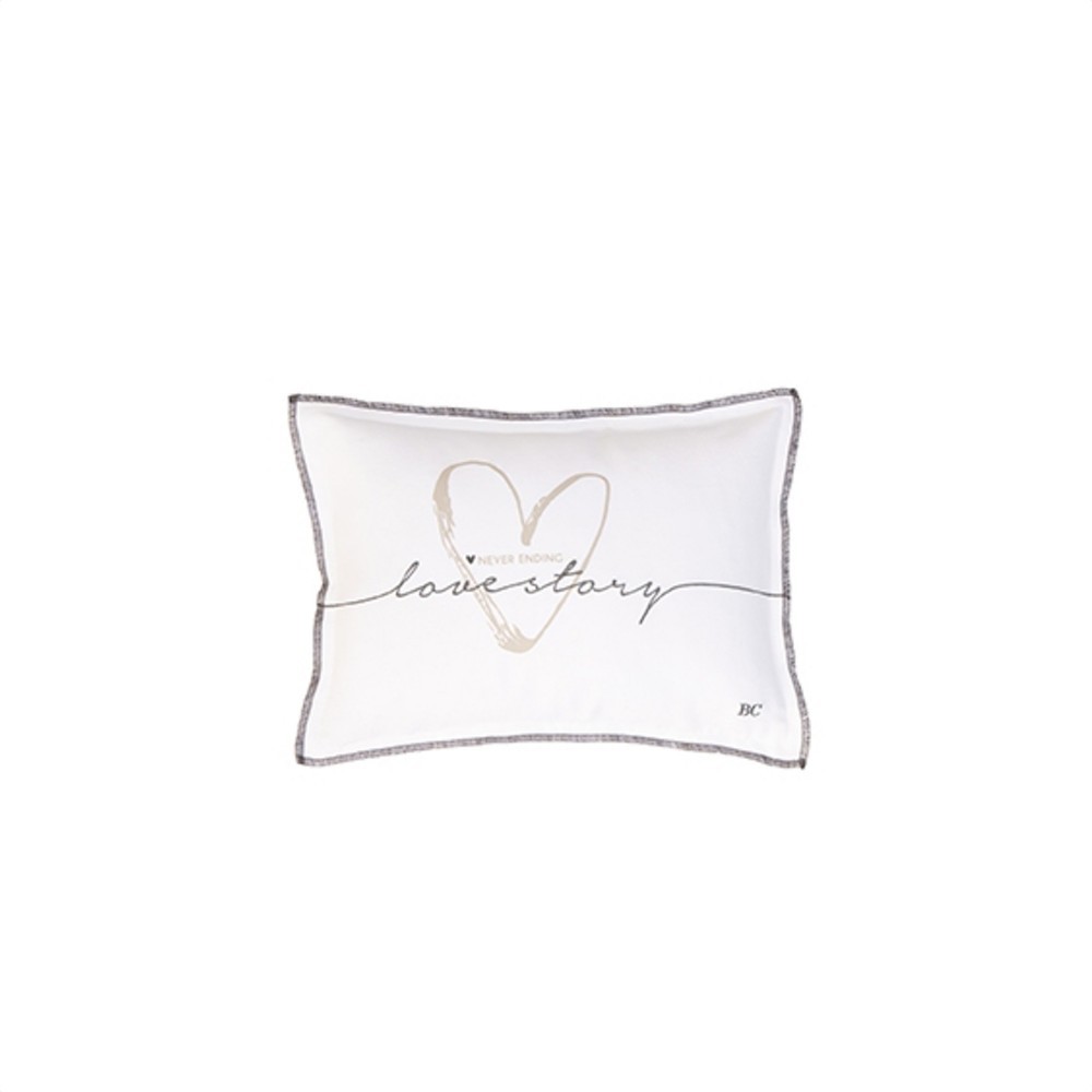 Scottie & Russell White Love Story Cushion