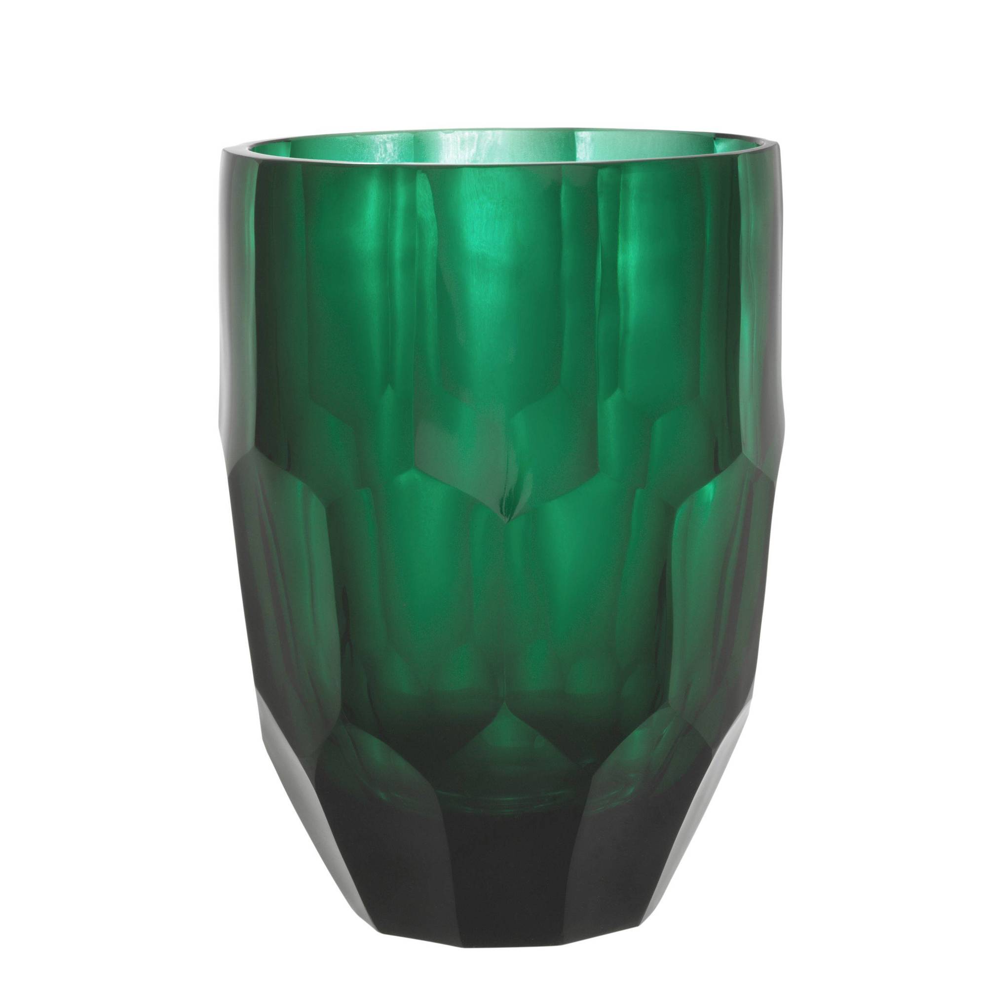 Eichholtz Handcrafted Vase Mughal S emerald green 