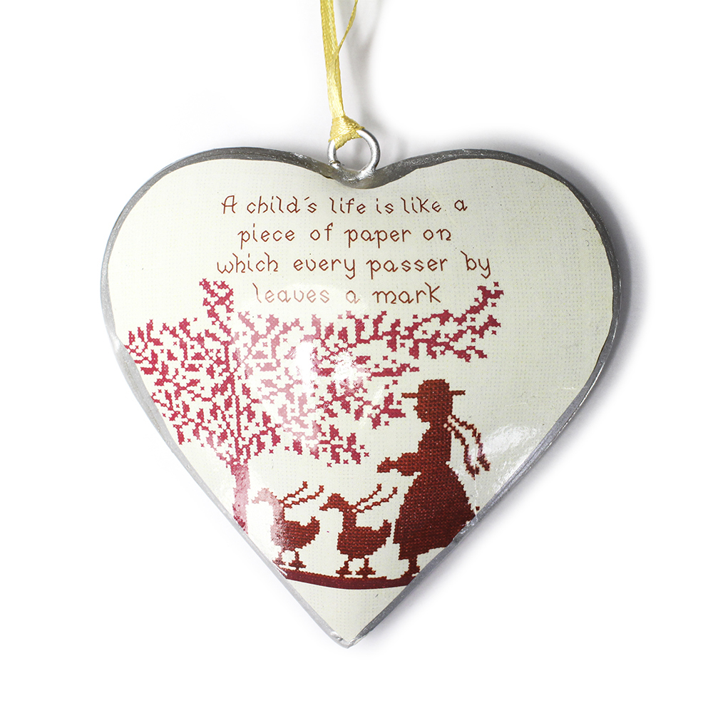Tinker Tailor London A Childs Life Heart Christmas Decoration