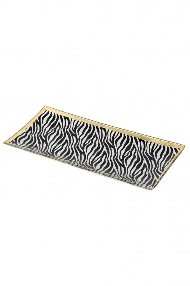 The Home Collection Zebra Stripe Trinket Tray