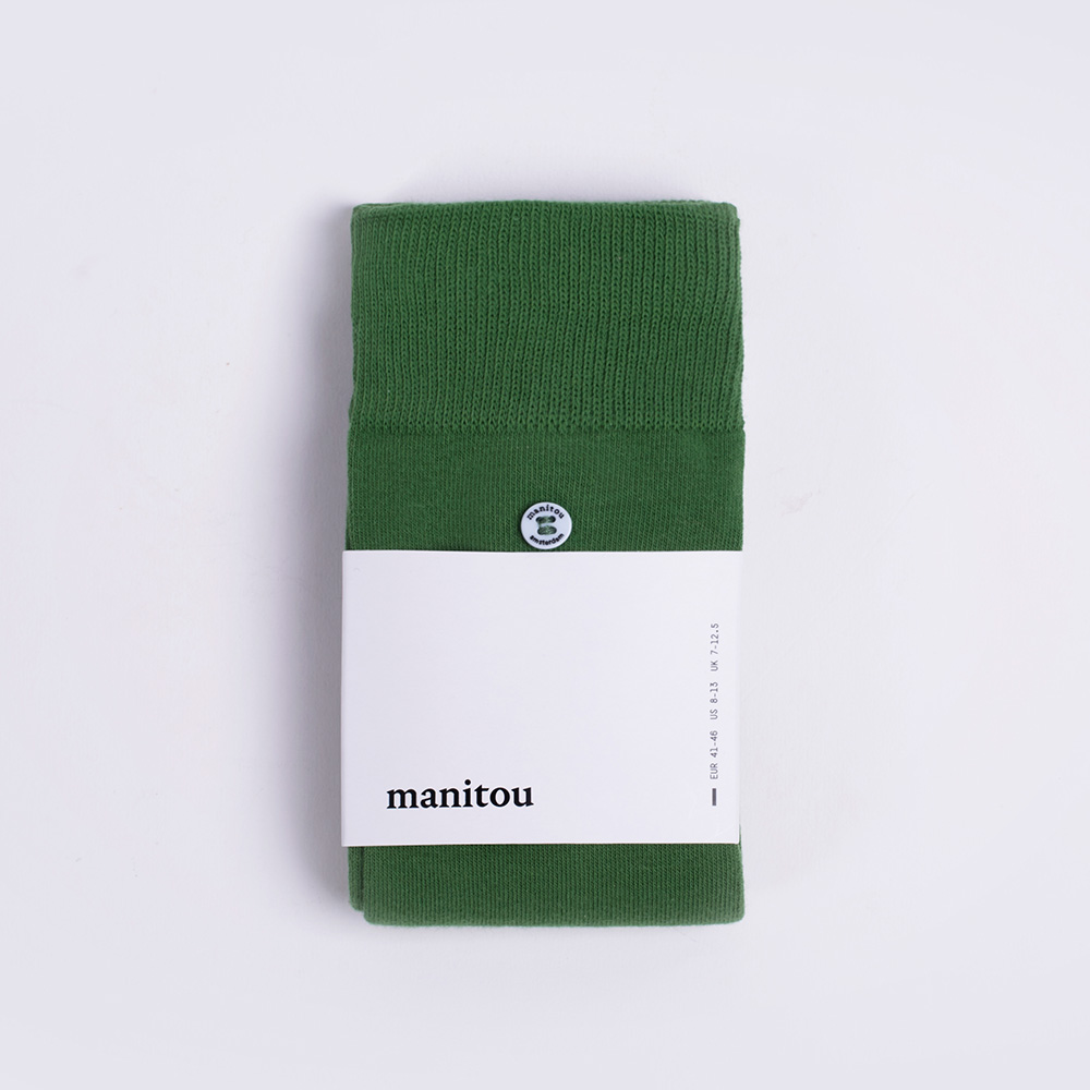 Green Cotton Socks