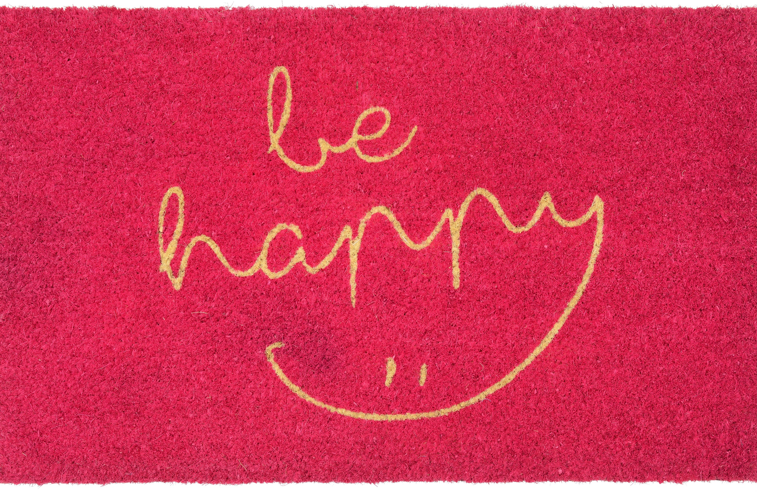 "Be Happy" Doormat