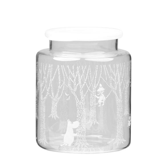 Muurla Moomin In The Woods Glass Jar with Silicone Lid