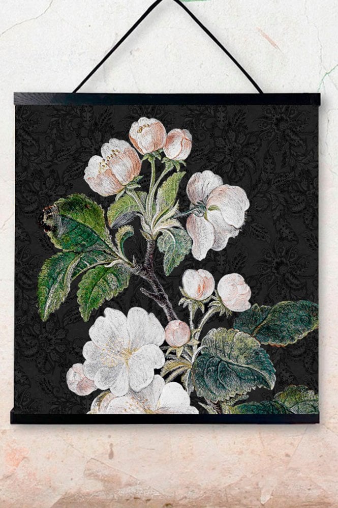 Vanilla Fly Black Apple Blossom Poster