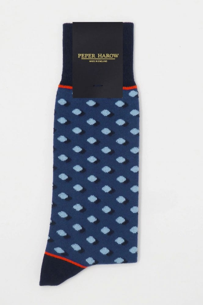 Navy Disruption Mens Socks