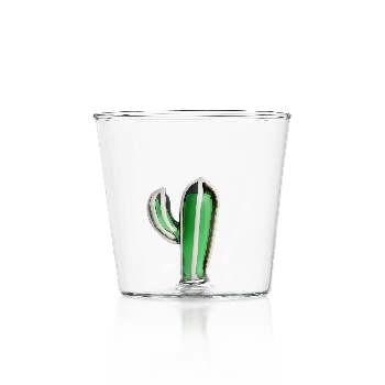 Ichendorf Milano Glass Tumbler Green Cactus