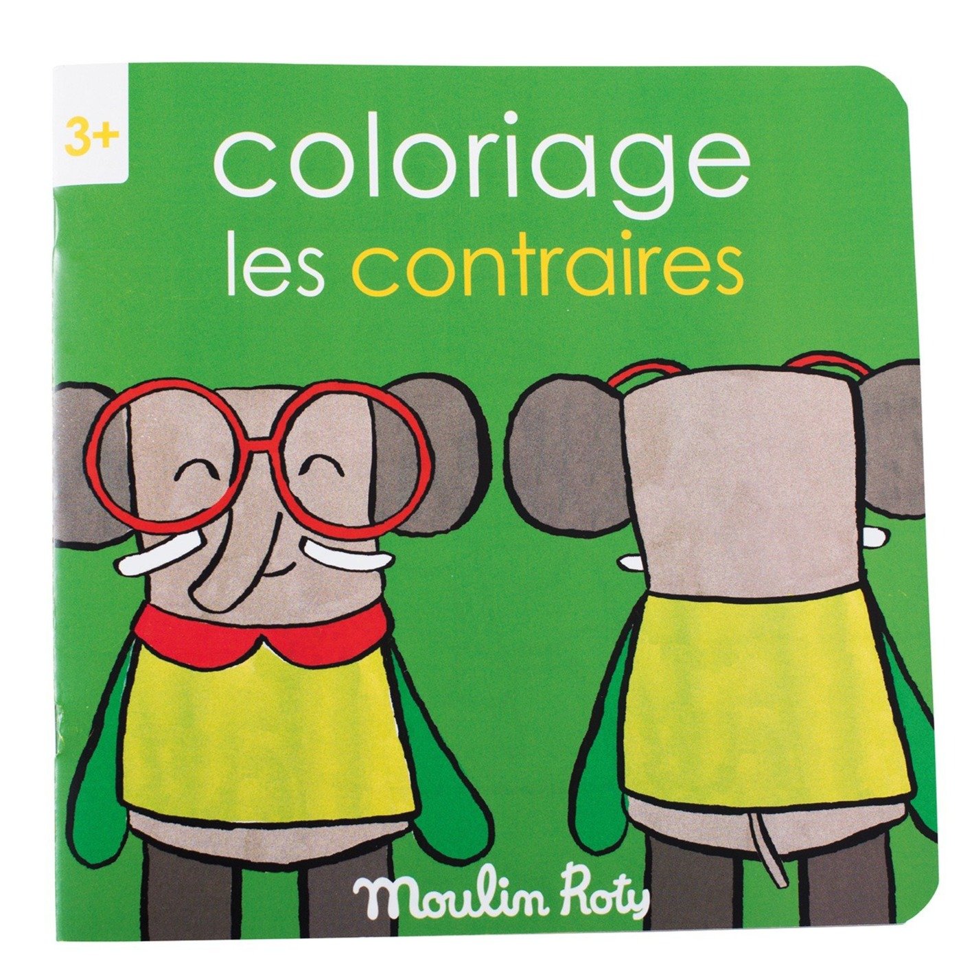 Moulin Roty Album Da Colorare Les Contraires