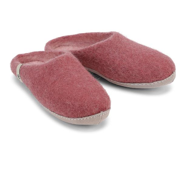 Dusty Rose Copenhagen Wool Felt Slipper