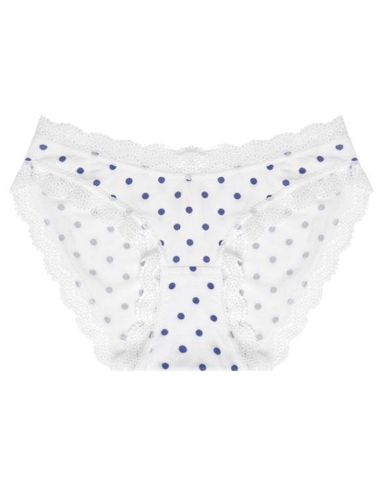 Knicker Navy Blue Dot