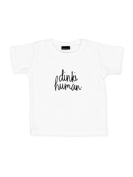 Dinki Human White Natural T Shirt