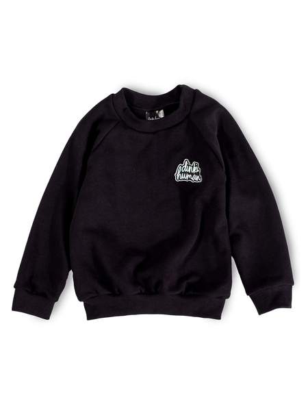 Dinki Human Patch Sweatshirt Black