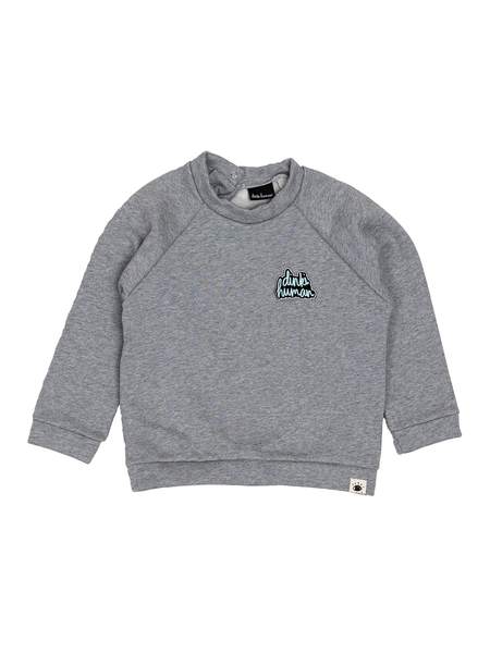 Dinki Human Grey Patch Sweatshirt