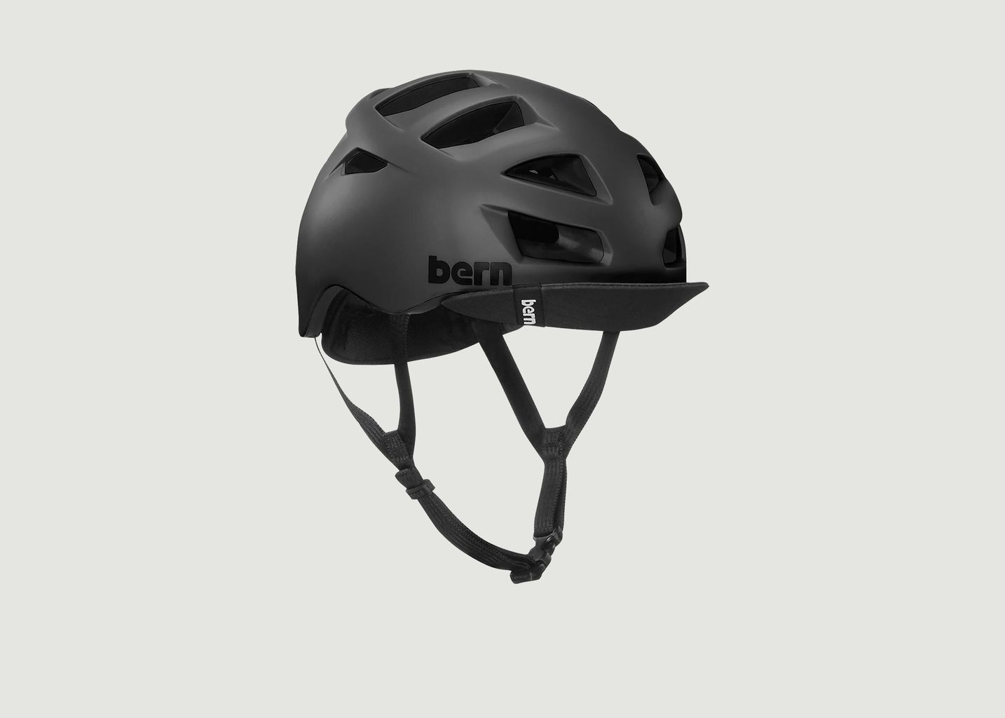 Bern Allston Matte Black Flip Visor Helmet