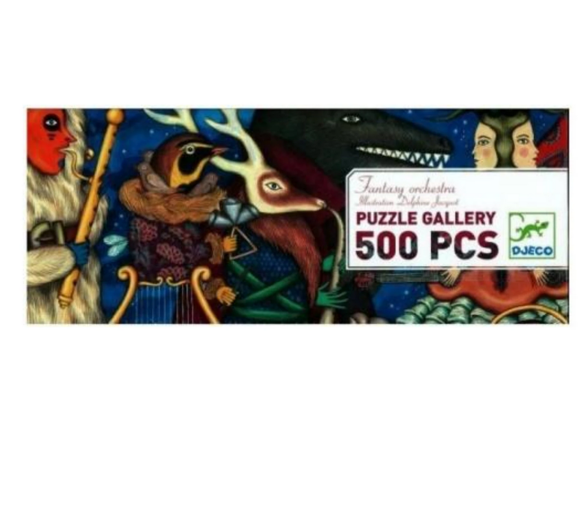 Djeco  Puzzle Gallery Fantasy Orchestra 500 Piece Jigsaw Age 8+
