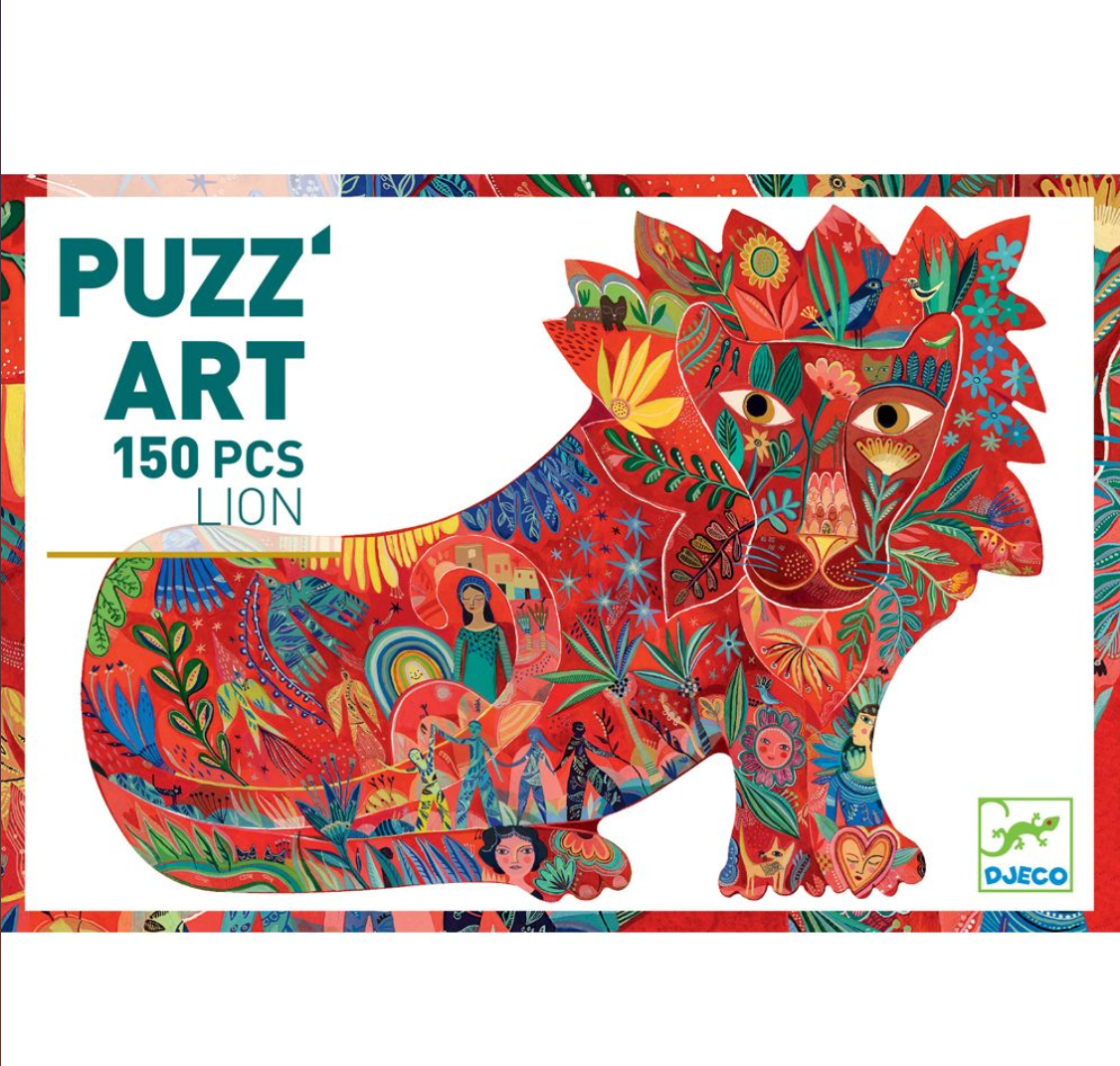 Djeco  Puzzle Art Lion Jigsaw 150 Pieces Age 6+