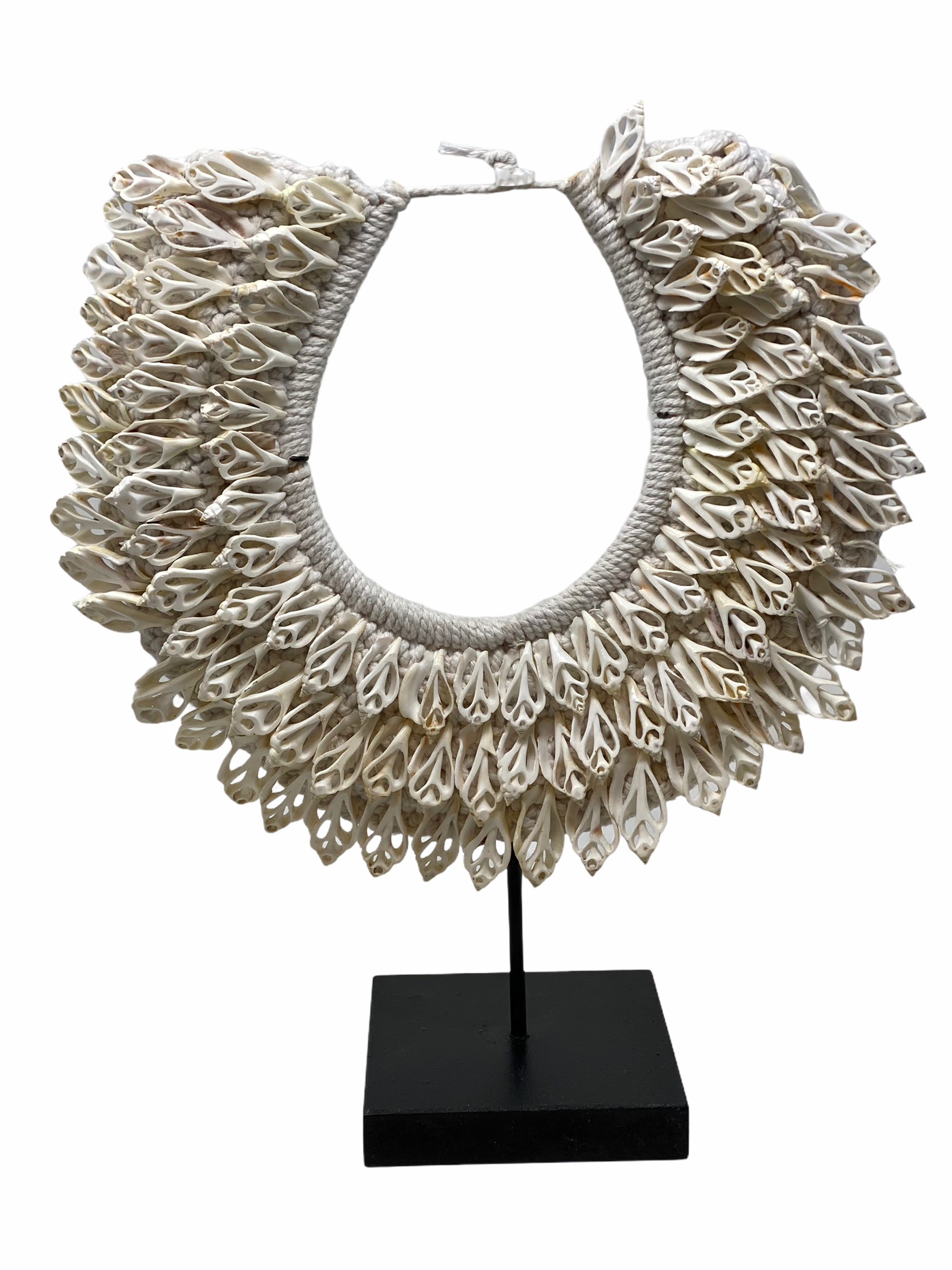 Botanical Boys Handmade White Shell Necklace