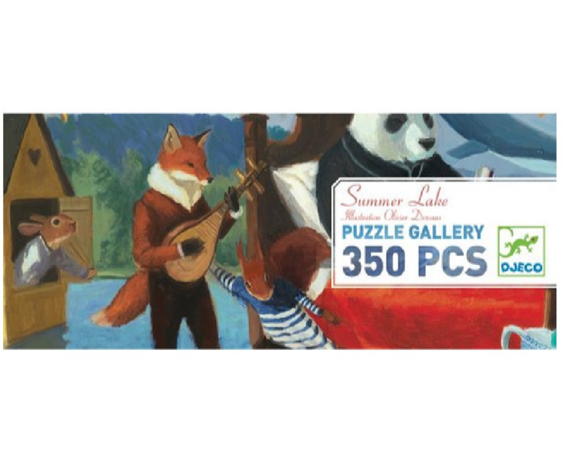 Djeco  Puzzle Gallery Summer Lake 350 Piece Jigsaw Age 7+