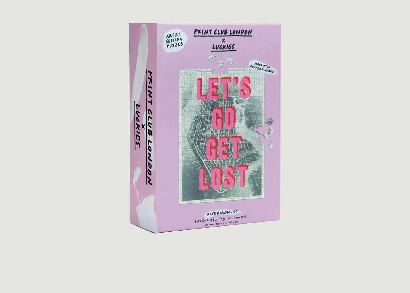 Luckies Of London Lets Go Get Lost Together New York Puzzle