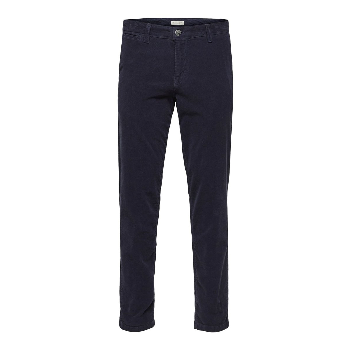 Selected Homme Dark Sapphire Slim Comfort Cooper Cord Pants