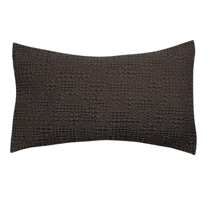 Vivaraise Tana 40x65 Stonewashed Cotton Cushion Carbon