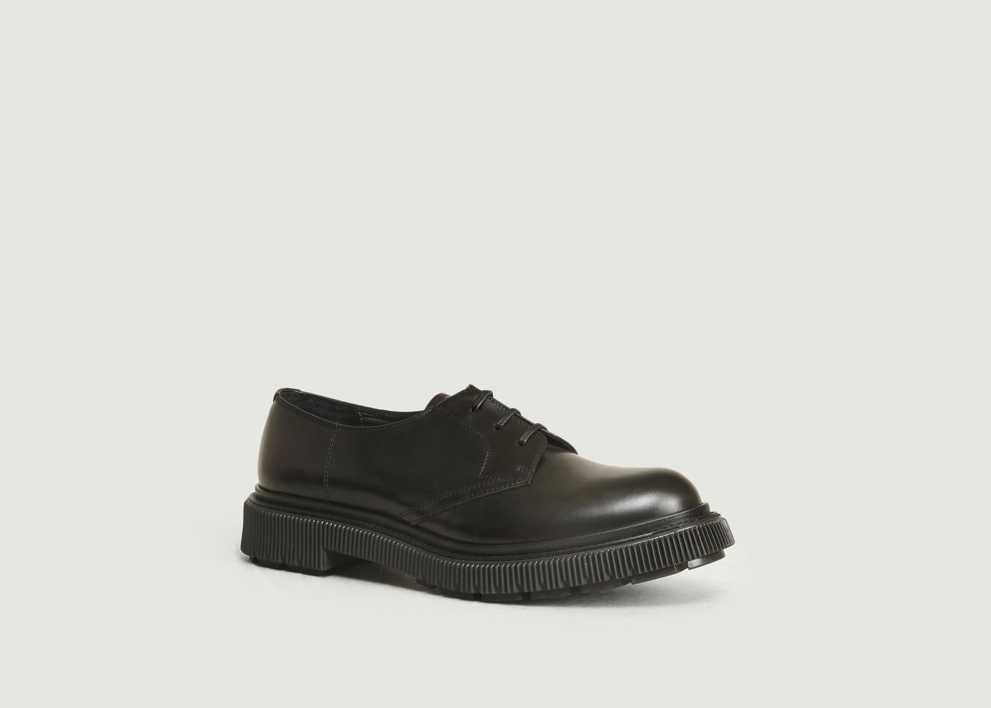 Black Type 132 Leather Derbies Shoes