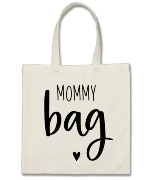 MIEKinvorm Beige and Black Mommy Bag