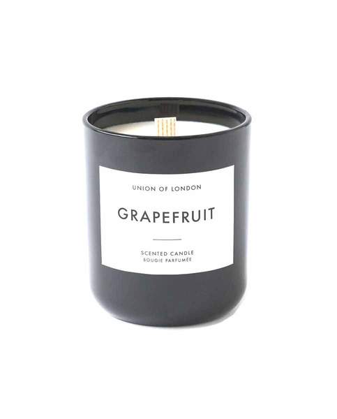 Union Of London Grapefruit Scented Candle Black Large