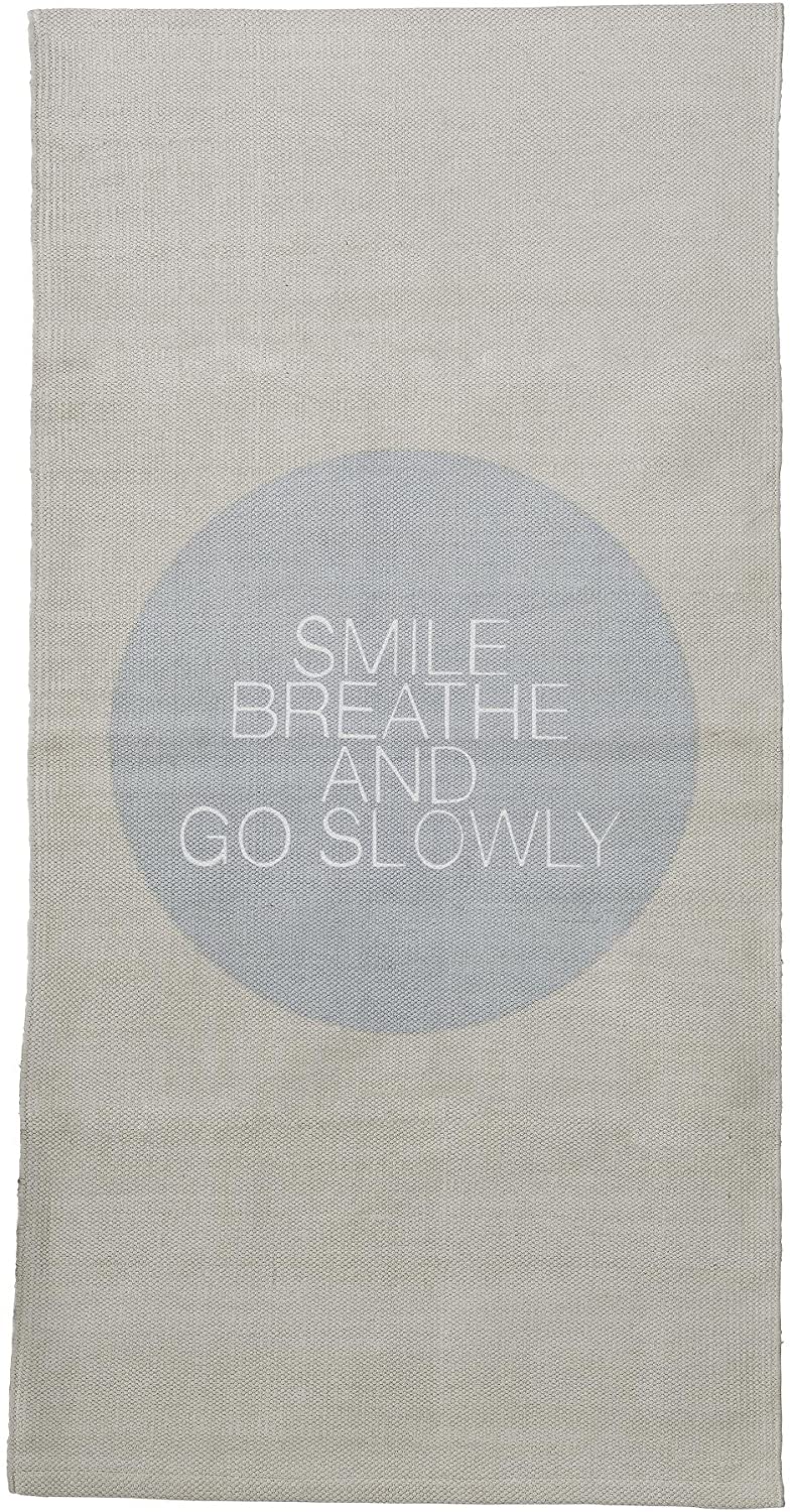 Smile Breathe Go Slowly Rug