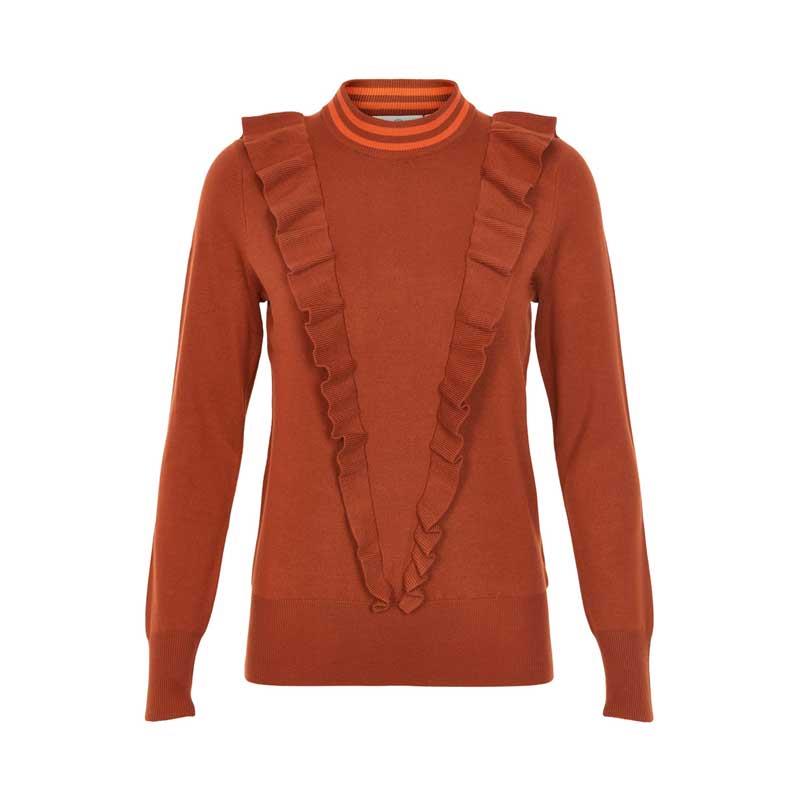 kaffe-10502496-alba-astrid-jumper-rust