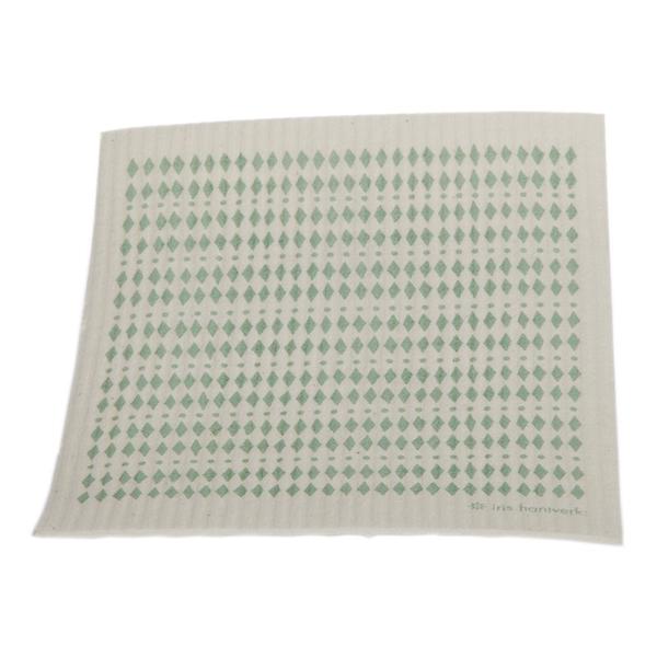 Green Diamond Cellulose Dish Cloth