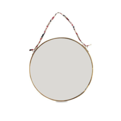 Kiko Brass Round Mirror