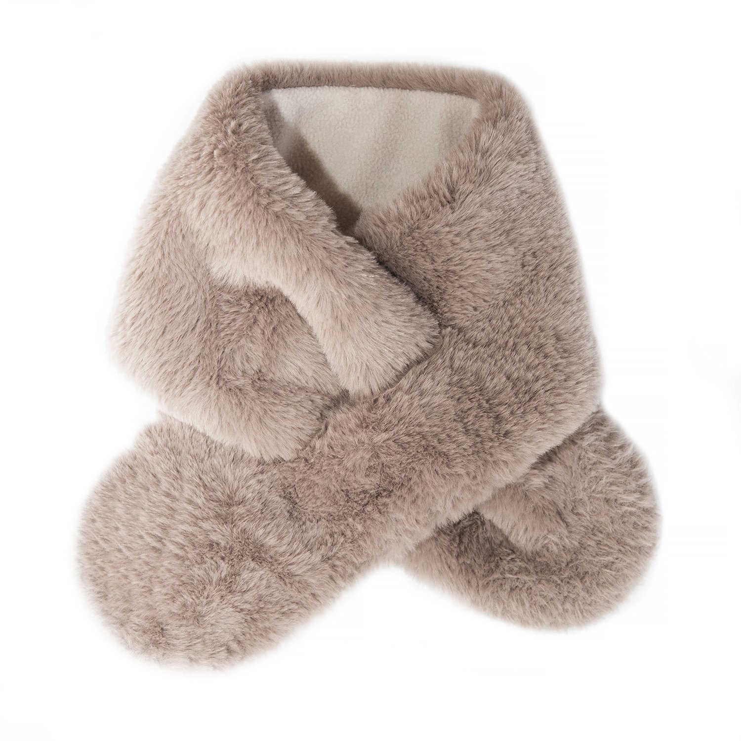 Brown Teddy Fur Wrap