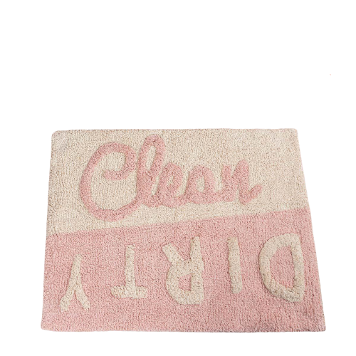 Clean/Dirty Bath Mat