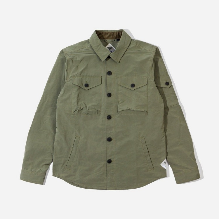 Barbour Beacon Askern Overshirt Dusty Olive 