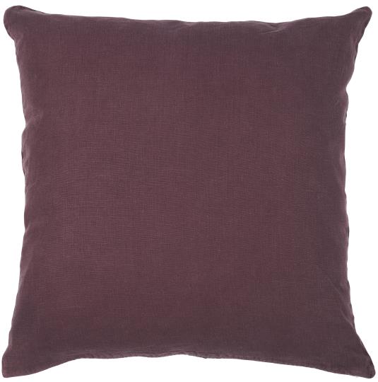 Ib Laursen 50x50cm Linen Cushion in Burgundy