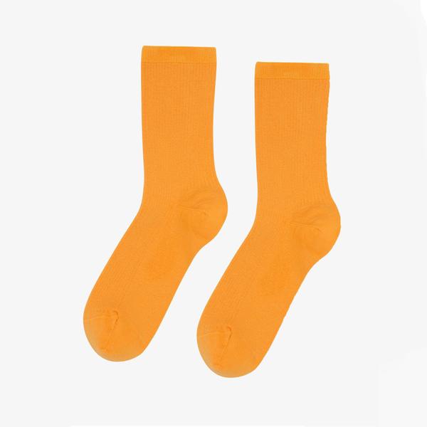 Classic Organic Socks Sunny Orange