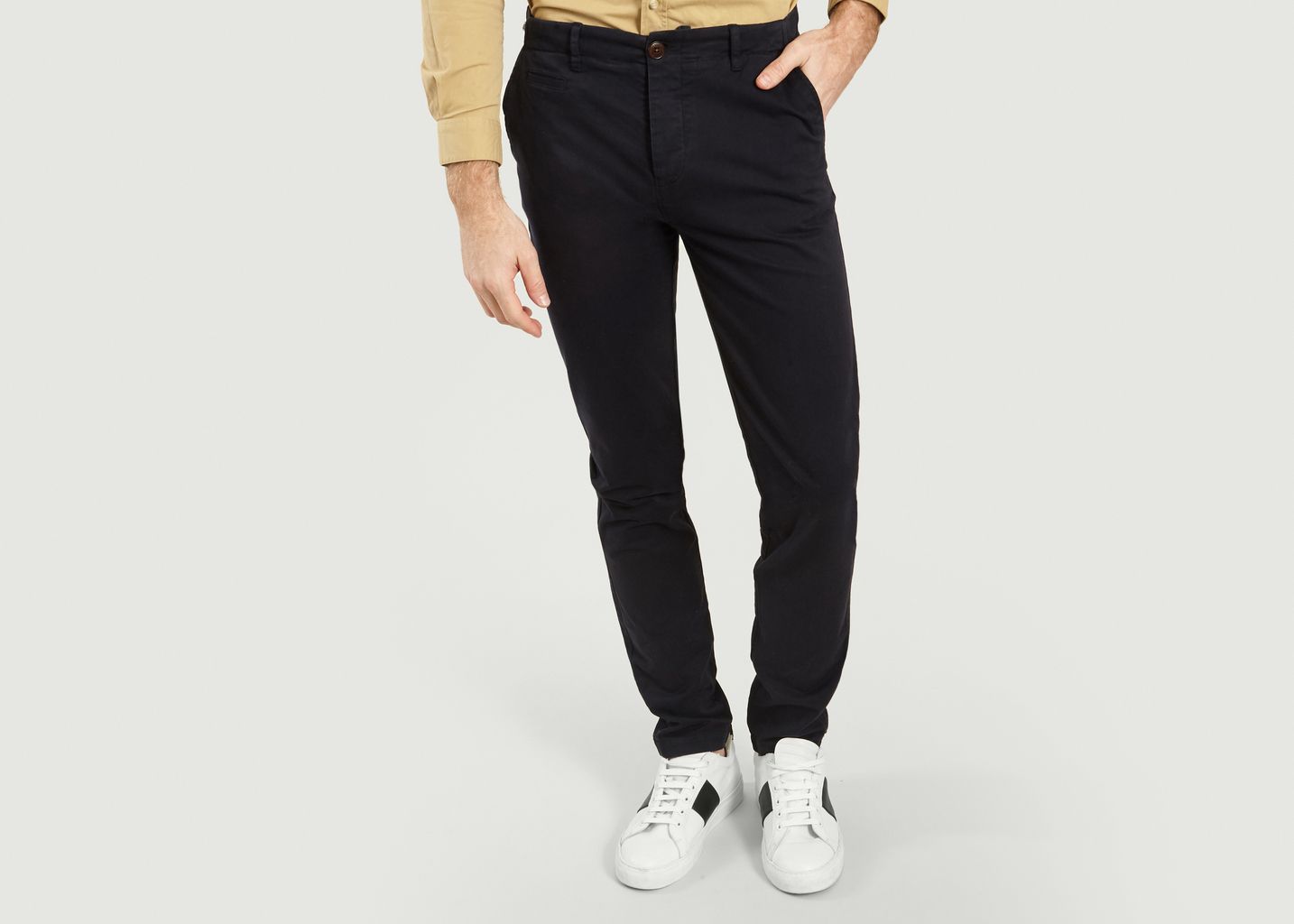 Cuisse de Grenouille Dark Navy Classic Chino Trousers