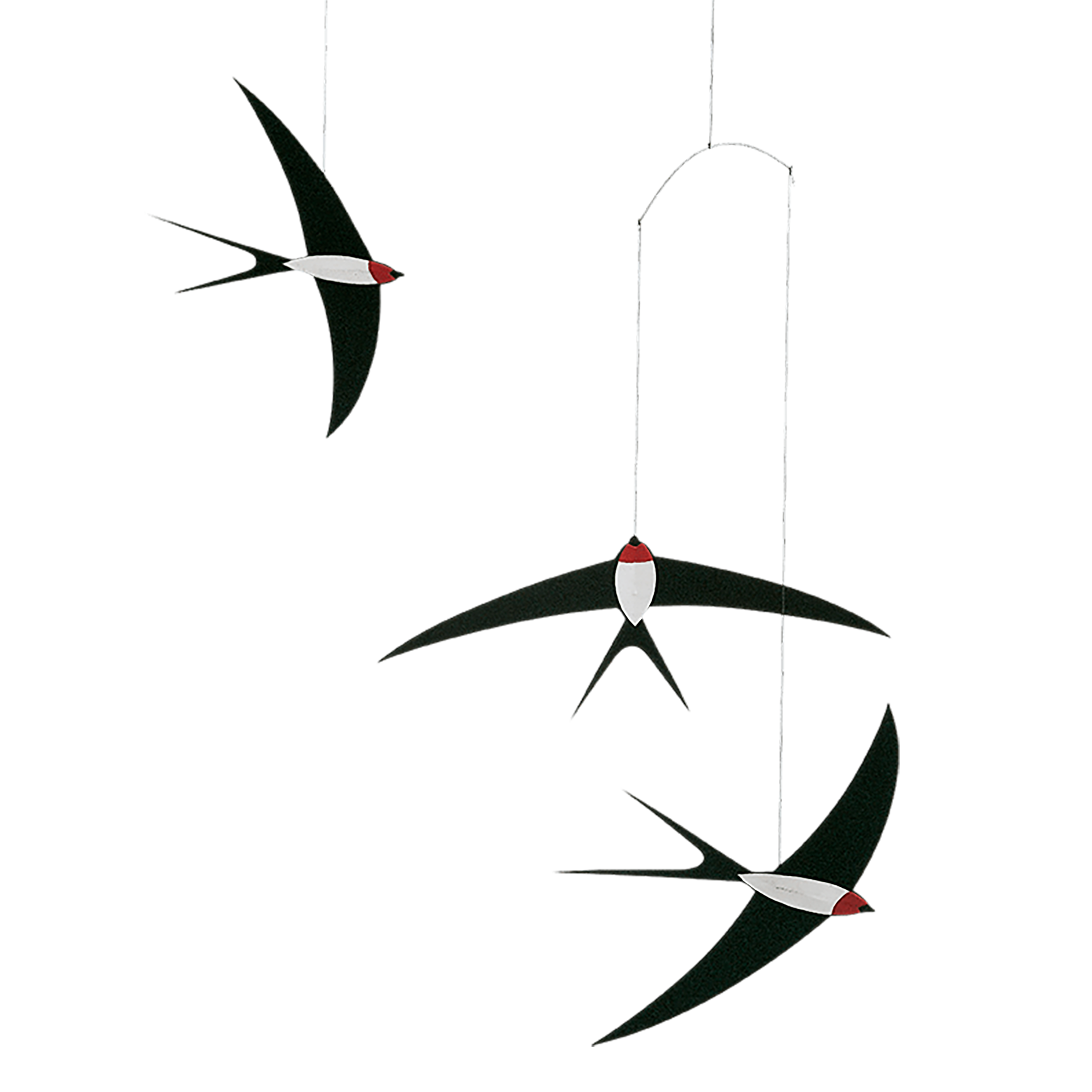 Flensted 3 Flying Swallows Hanging Mobile